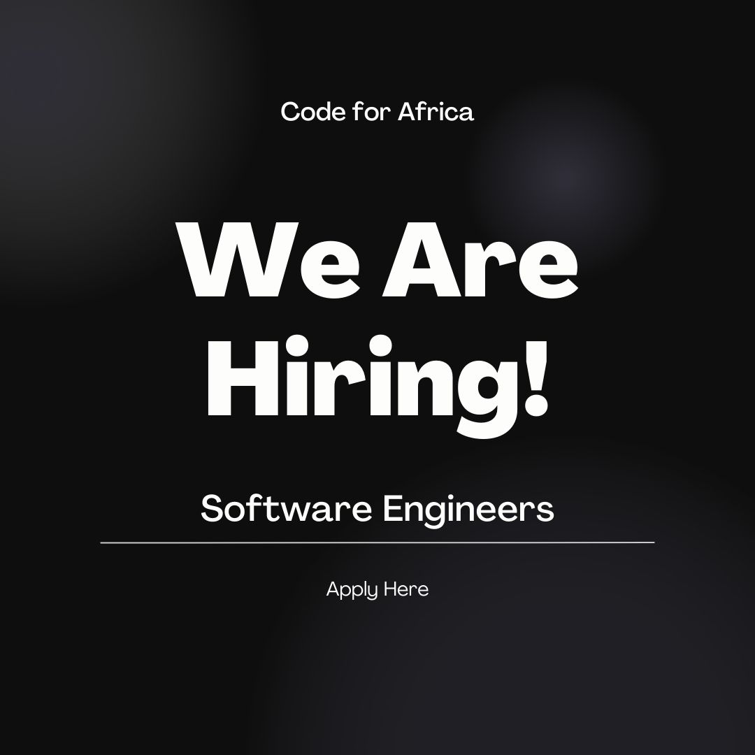 Apply For Software Engineer at Code For Africa (CfA)